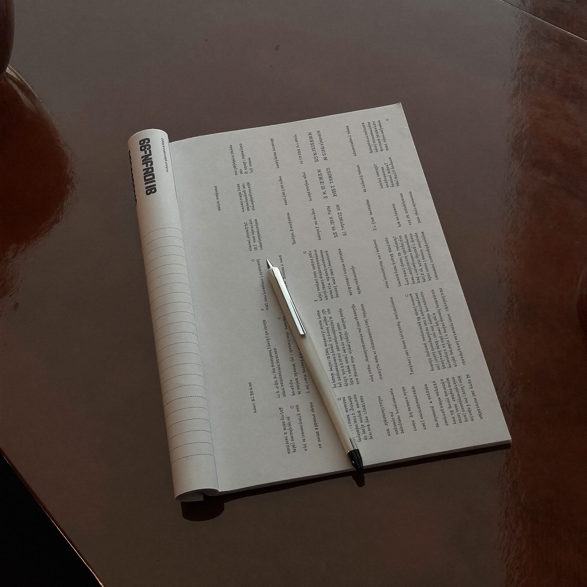 Finished pricing and margin review report on a boardroom table